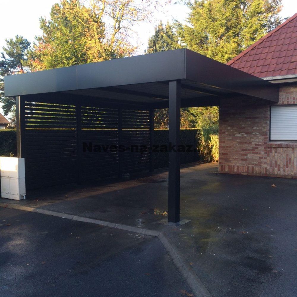 Навес для авто перед домом 4 на 5 в Гродно и области Навес для авто перед домом 4 на 5