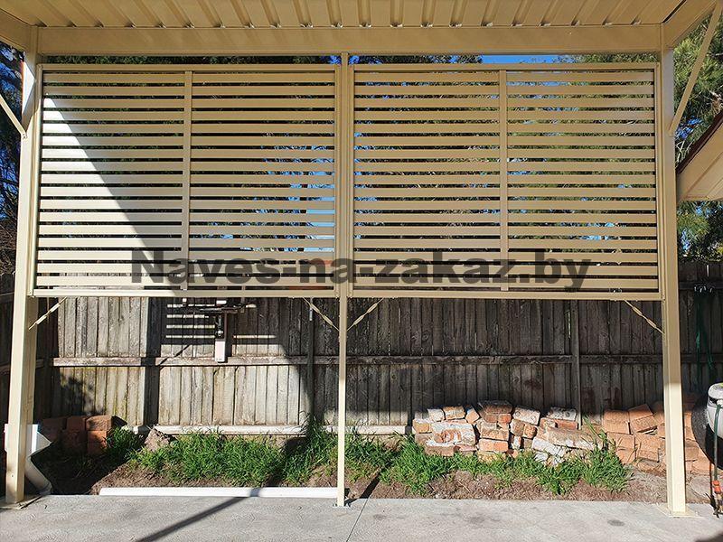 Навес для 2 машин 6 на 6 в Гродно и области Навес для 2 машин 6 на 6