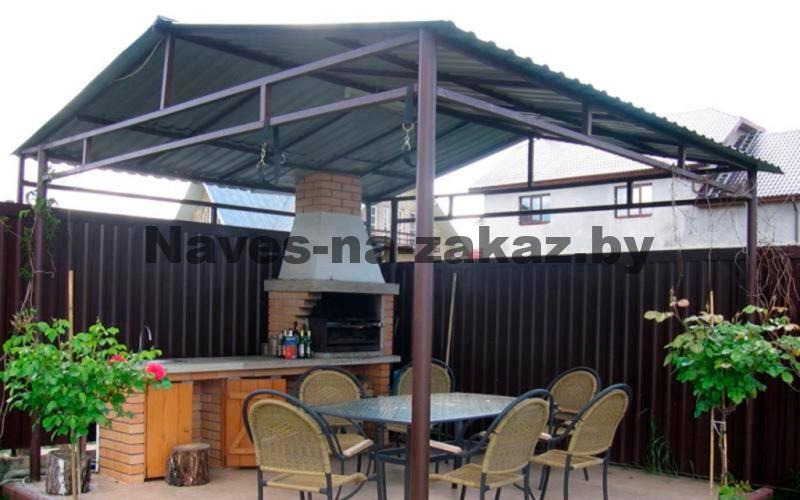 Навесы для барбекю 4 на 4 в Гродно и области Навесы для барбекю 4 на 4