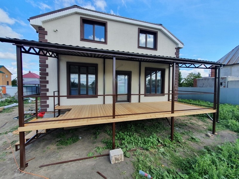 Терраса к дому 3 на 8 в Гродно и области Терраса к дому 3 на 8