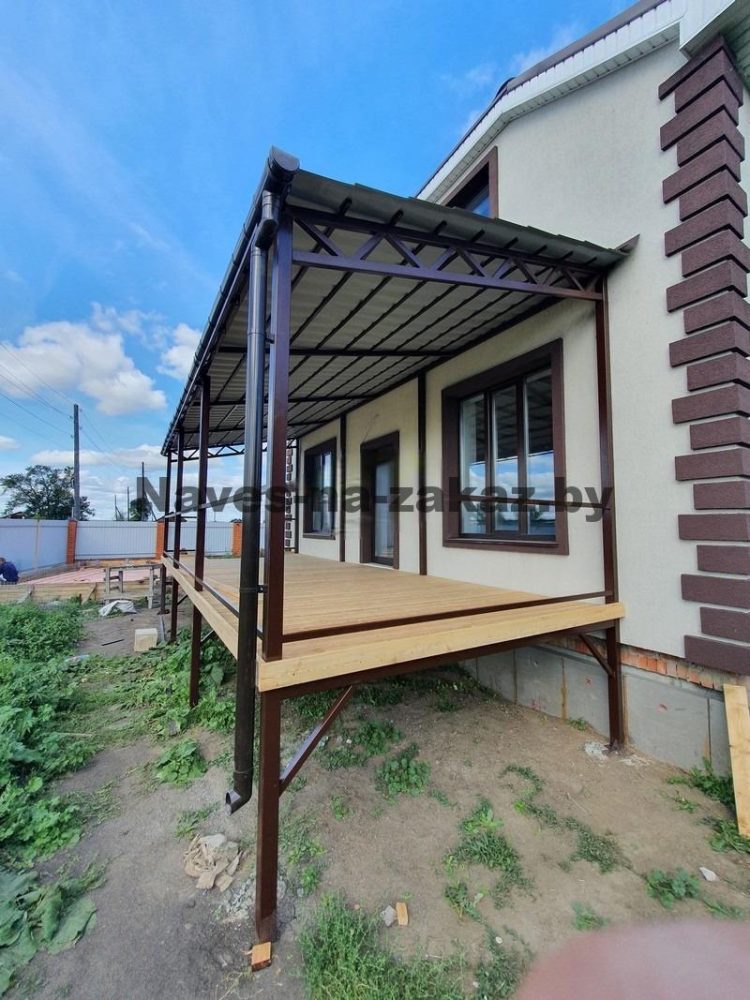 Терраса к дому 3 на 8 в Гродно и области Терраса к дому 3 на 8