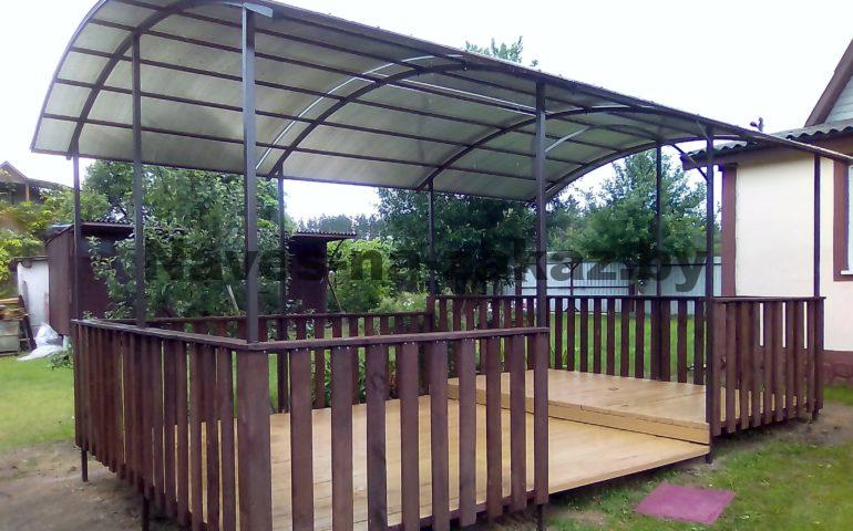 Беседка на дачу из металла 3 на 7 в Гродно и области Беседка на дачу из металла 3 на 7