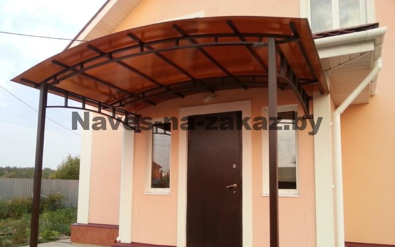 Навес для крыльца из поликарбоната 3 на 2 м в Гродно и области Навес для крыльца из поликарбоната 3 на 2 м