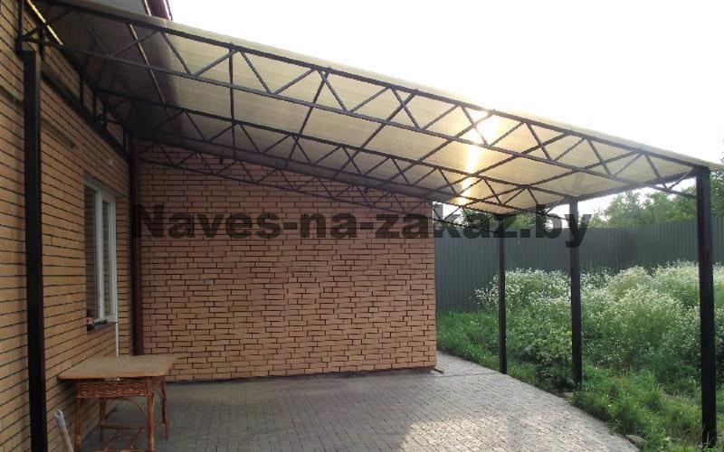 Терраса из поликарбоната 5 на 8 в Гродно и области Терраса из поликарбоната 5 на 8